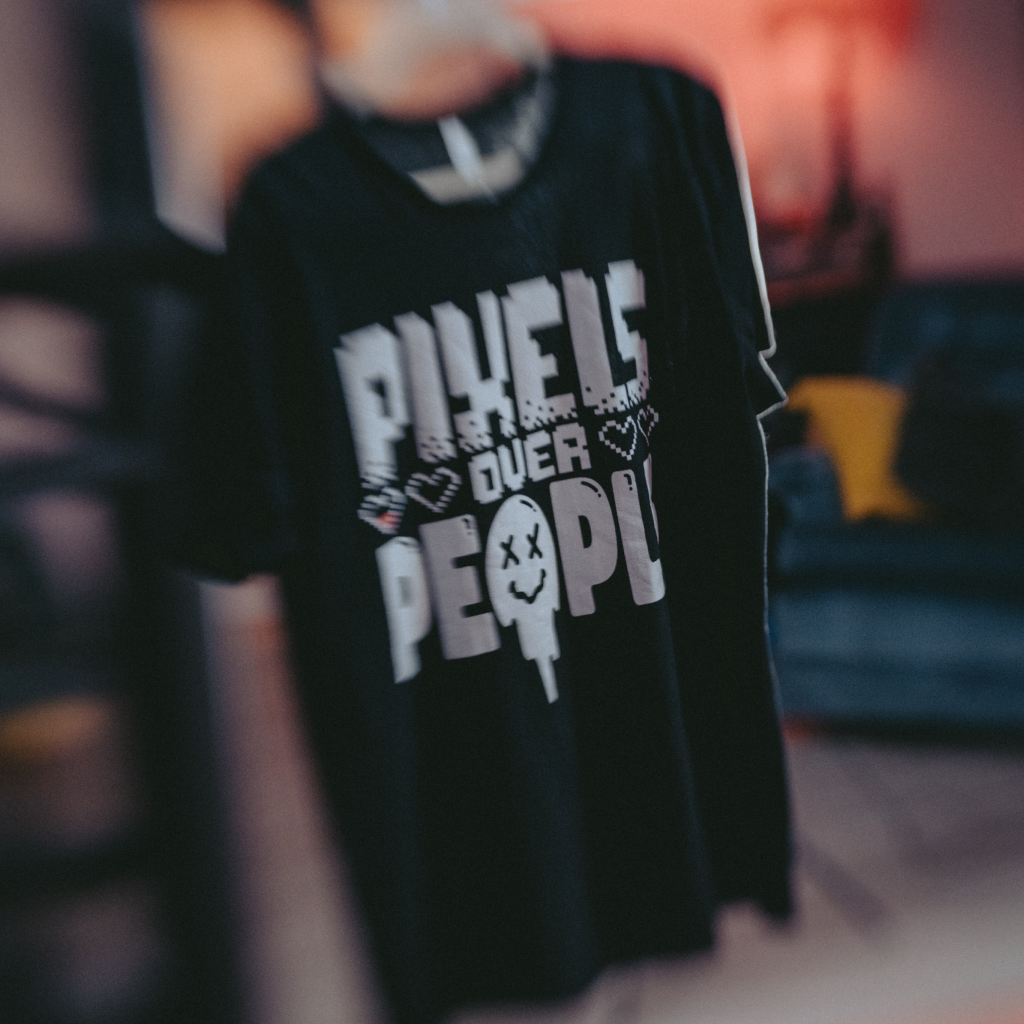 Pixels Over People Corporate Mantra Tee